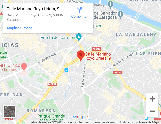 Localización 2 de La Escuela de Música Zaragoza Damvibes