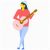 Una mujer dibujada, haciendo música Una mujer dibujada, haciendo música