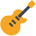 Desenho de uma guitarra
