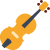 Dibujo de un violin