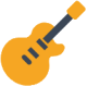 Dibujo de una guitarra