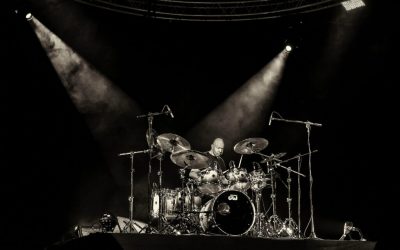 Drums musician in a Brussels Concert