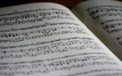 Guitar music score Guitar music score