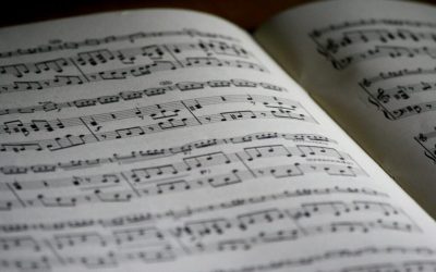 Photography of drums sheet music in luxembourg music academy