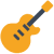 desenho de uma guitarra 2